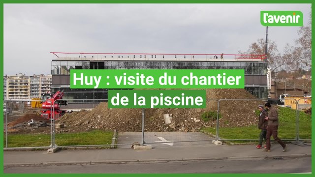 Visite de chantier de la piscine de Huy