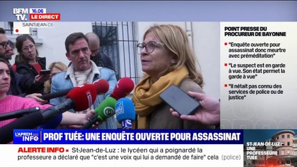 Enseignante mortellement poignardée: "Les professeurs sont émus et concentrés sur leurs élèves", confie la rectrice de Bordeaux