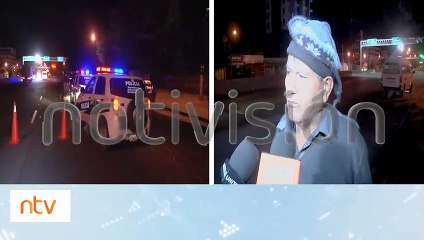 “Cruzó la avenida sin fijarse y lo atropellé”, dijo el chofer de un minibús