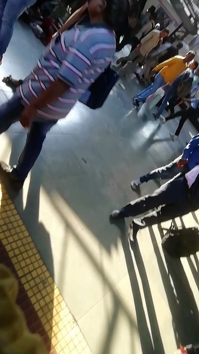 Indian railway platform...
