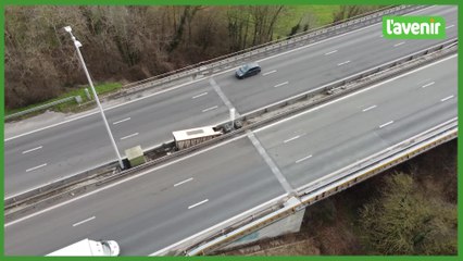 Le joint de dilatation du viaduc de Beez est défectueux ...
