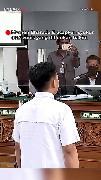 Detik-Detik Momen Ucapan Syukur Richard Eliezer Atas Vonis Hakim