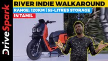River Indie TAMIL Review | 120 KM Range | 55-Litres Storage | Giri Mani
