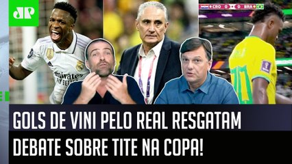 "É INEXPLICÁVEL! O Tite SEMPRE TIRAVA o Vinicius Júnior na Copa e..." GOLS pelo Real geram DEBATE!