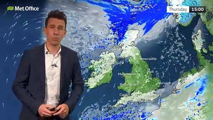 Met Office Evening Weather Forecast 22/02/23 - Cloudy with light showery rain