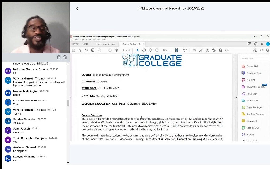 HRM Live Session 1