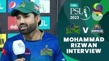 Mohammad Rizwan Interview | Multan Sultans vs Karachi Kings | Match 11 | HBL PSL 8 | MI2T