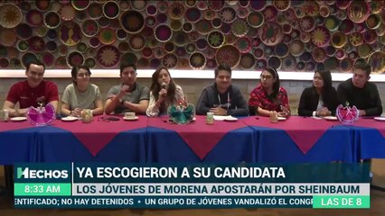 Jóvenes piden que Claudia Sheinbaum se la candidata presidencial para el 2024