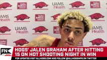 Hogs' Jalen Graham After South Carolina Win