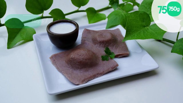 Ravioles à la farine de châtaigne farcies au foie gras et crème à l'ail