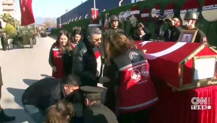 Şehide yürek yakan veda: 4 çocuk yetim kaldı!