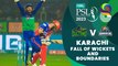 Let's Recap Karachi Kings Fall of Wickets And Boundaries | Match 11 | HBL PSL 8 | MI2T