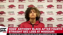 Hogs' Anthony Black Missouri Postgame