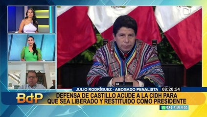 Julio Rodríguez: "Restituir a un presidente que cometió un delito es absolutamente imposible"