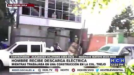 ¡Salvado de milagro! Descarga eléctrica por poco mata a un obrero en SPS