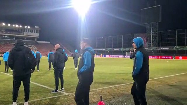 Cluj - Lazio, i biancocelesti sul campo del Constantin Rădulescu