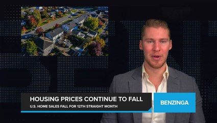 U.S. Home Sales Fall for 12th Straight Month