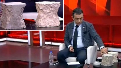 Sağlam ve çürük beton arasındaki fark ne? İnşaat mühendisi canlı yayında anlattı