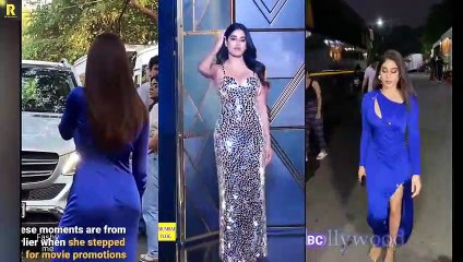 Janhvi Kapoor was Playing with her Doggy but Dog Made that moment Awkward , Video went viral