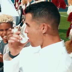 Cristiano Ronaldo wears traditional thobe, dances to drum beats to celebrate Saudi Founding Day