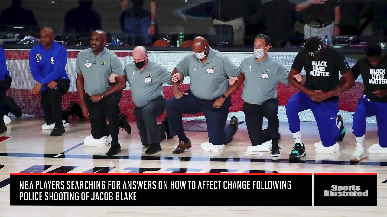 NBA players searching for answers on how to affect change video