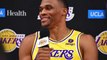 Russell Westbrook Talks at Lakers Media Day