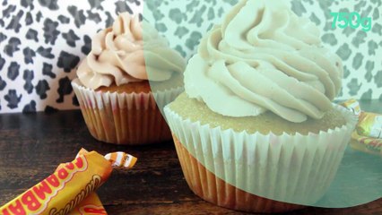 Delicious Cupcakes with Caranougat & Carambars Recipe 🍫