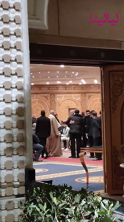 نقيب الموسيقيين مصطفى كامل مع حلمي عبد الباقي ف...