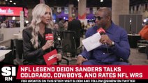 Deion Sanders Sits Down With SI at Super Bowl Radio Row