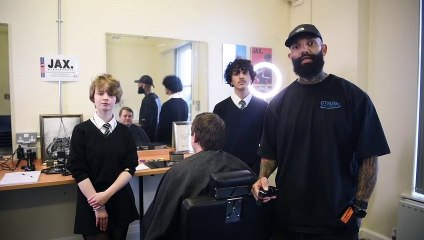 Roundhay School, Old Park Road, Leeds, are one of this first schools in the county running an NVQ Level 2 in Barbering course.