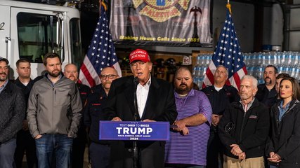 Trump accuses government of ‘indifference’ and ‘betrayal’ after Ohio train derailment