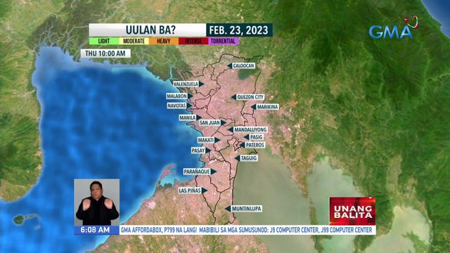 Rainfall advisory, nakataas ngayon sa ilang bahagi ng Cagayan province; pag-uulan sa Cagayan at iba pang bahagi ng Luzon, epekto ng hanging #Amihan - Weather update today as of 6:07 a.m. (February 23, 2023)| UB