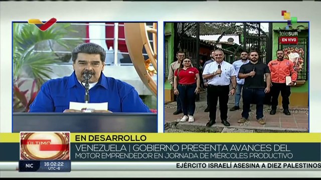 Presidente de Venezuela destaca avances productivos de localidades de zonas fronterizas con Colombia