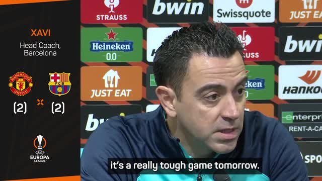 'Right now, United are one of the best teams in Europe' - Xavi