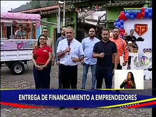 Download Video: Táchira | Banco del Tesoro entrega 100 créditos a los diversos emprendedores de la región