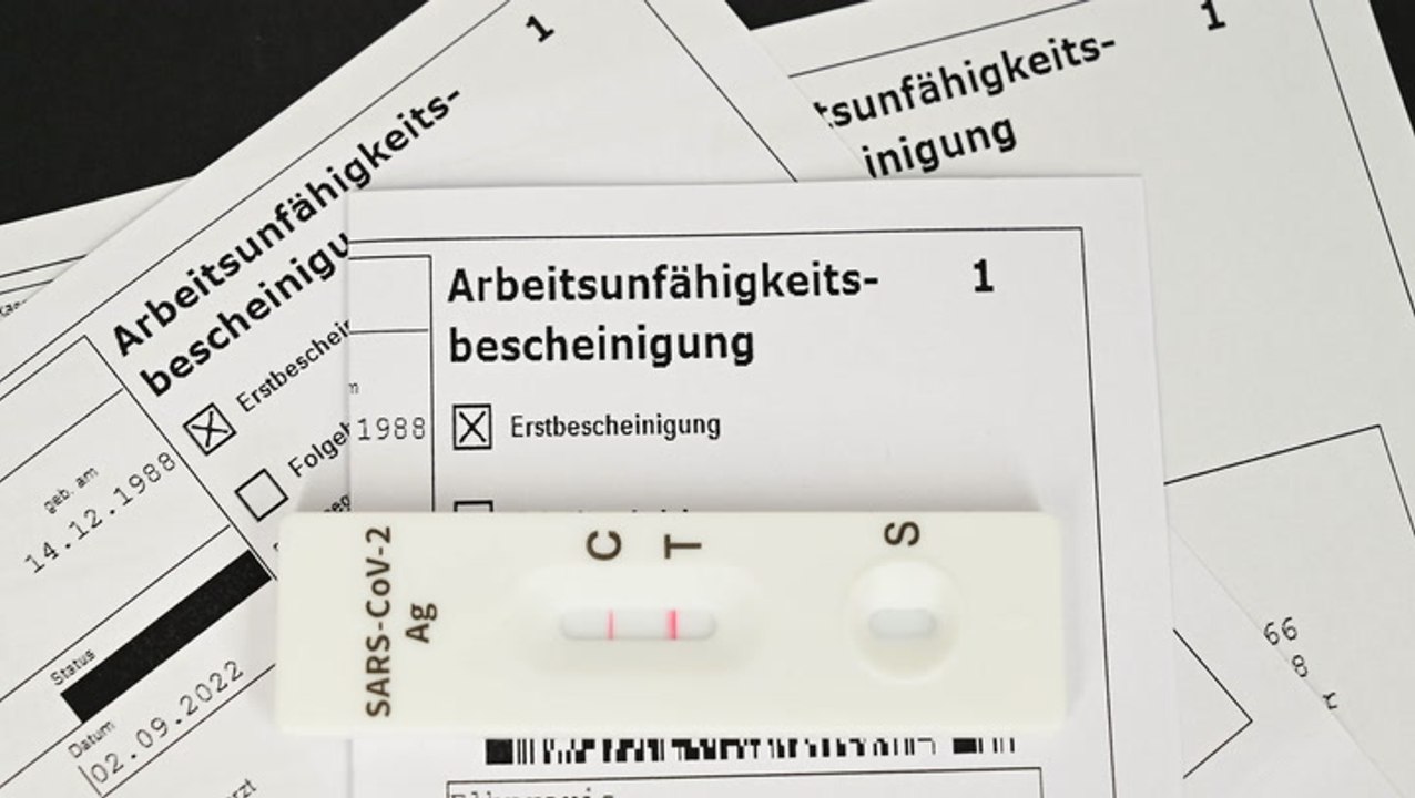 Corona-Pandemie: Mehr Krankschreibungen 2022