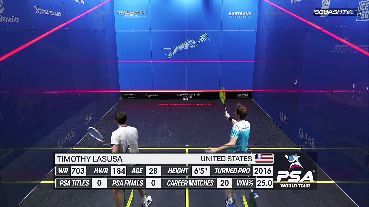 Lasusa v Willstrop | Squash On Fire Open 2023 | Round 1