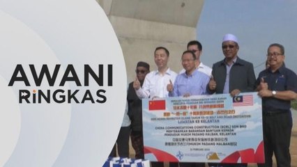 AWANI Ringkas: Projek pembinaan ECRL di Kelantan melebihi 40 peratus