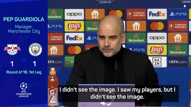 Guardiola staying silent on City penalty incident at Leipzig