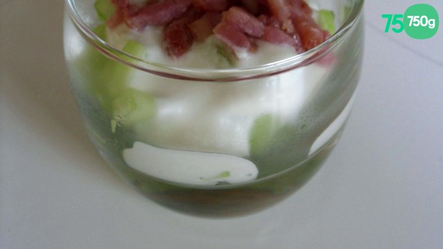 Petites verrines concombre