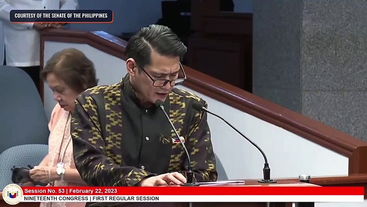 Robin Padilla's privilege speech on defending Duterte against ICC probe