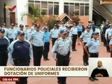 Policía del estado Mérida reciben nueva dotación de uniformes tácticos