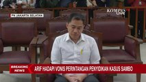 Anak Buah Ferdy Sambo, Arif Rachman Arifin Dovinis 10 Bulan Penjara