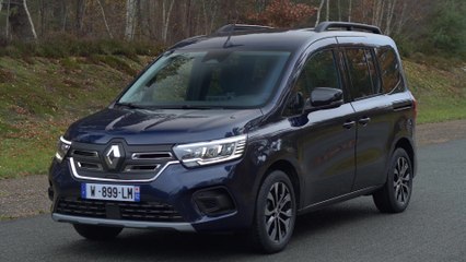 All-new Renault Kangoo E-Tech electric Design Preview in Blue