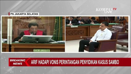 Hakim Ungkap Hal yang Memberatkan dan Meringankan Vonis Arif Rachman
