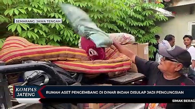 Rumah Aset Pengembang di Dinar Indah Semarang Disulap Jadi Pengungsian