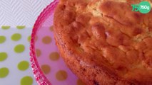 Gâteau aux pommes au beurré salé et pépites de chocolat au lait