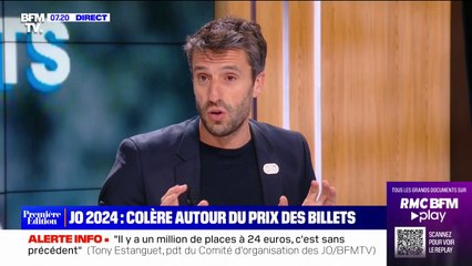 Tony Estanguet sur les JO 2024: "Il y a un million de place à 24€, c'est sans précédent"