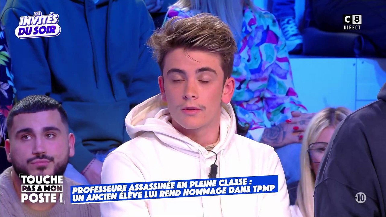 Saint-Jean-de-Luz : Emu, Matiss, ancien élève de la professeure assassinée hier témoigne dans TPMP : "C'était une prof formidable, franchement c'est celle que l'on voulait avoir"