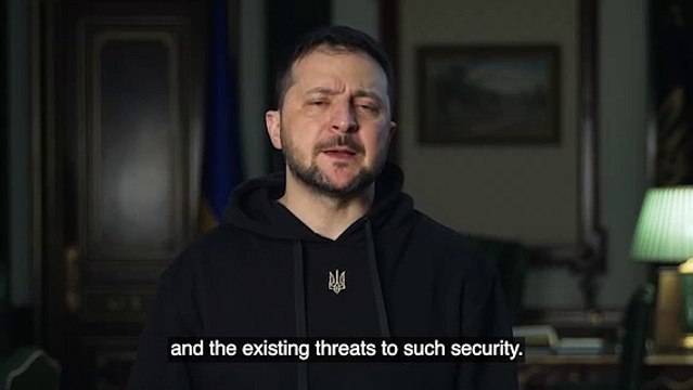 Владимир Зеленский. Вечернее послание. 22 февраля 2023 г.